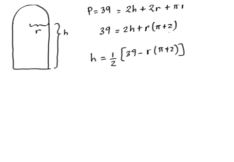 a-norman-window-has-the-shape-of-a-semicircle-atop-a-rectangle-so-that-the-diameter-of-the-semicircle-is-equal-to-the-width-of-the-rectangle-what-is-the-area-of-the-largest-possible-norman-w-25307
