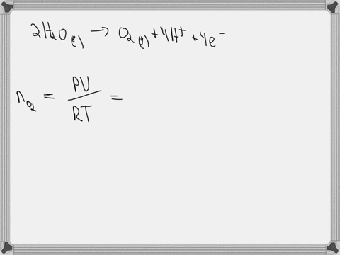 one-of-the-semi-reactions-in-water-electrolysis-is-2h2o-l-o2-g-4h-aq-4e-if-0076-l-of-o2-was-collected-at-25-c-and-755mmhg-how-many-moles-of-electrons-had-to-pass-through-the-solution-conside-87196