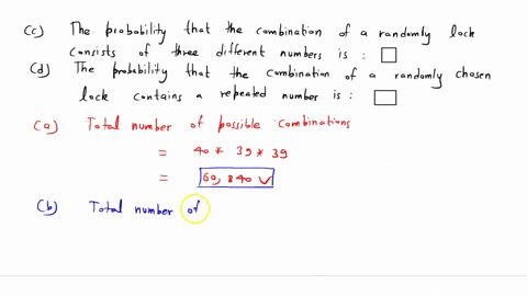 the-combination-to-lock-consists-of-sequence-of-three-numbers-in-the-range-0-40_-a-how-many-combinations-are-possible-in-which-no-two-consecutive-numbers-can-be-the-same-b-how-many-combinati-43467
