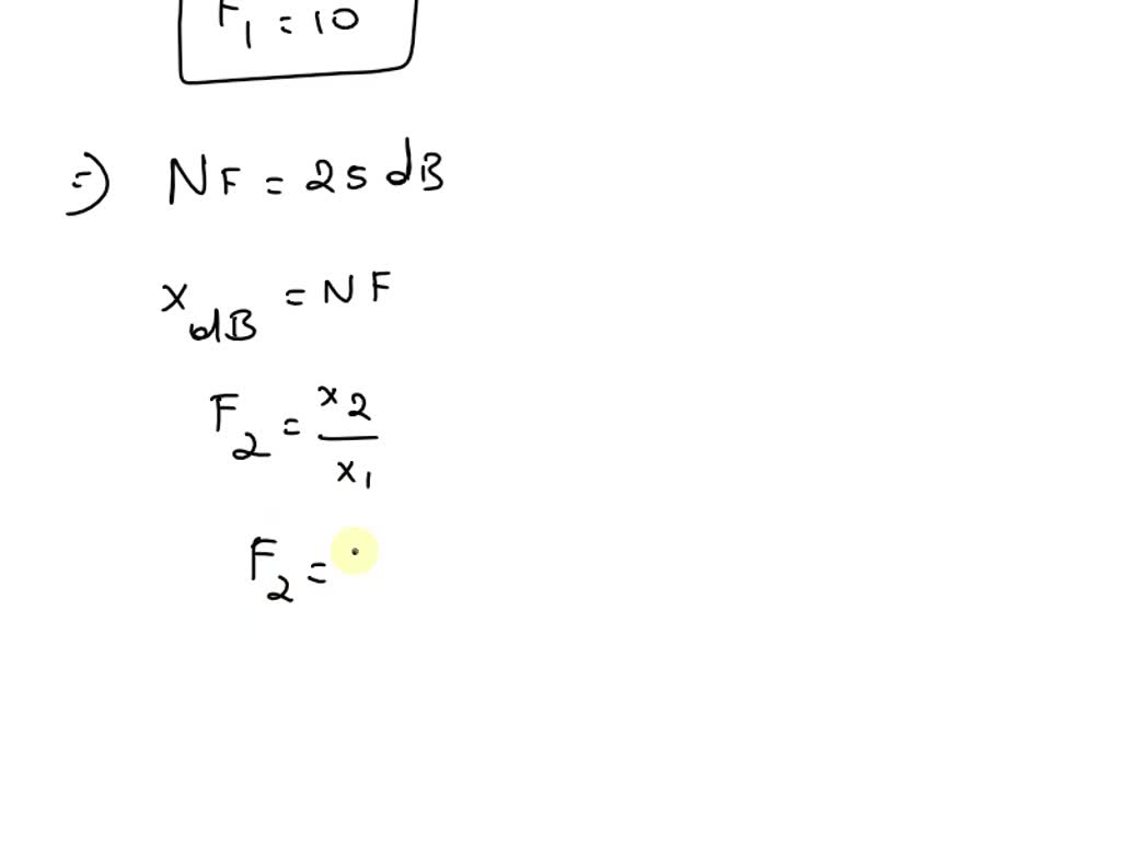 SOLVED '5.A mixer stage has a noise figure of 25 dB, and this is