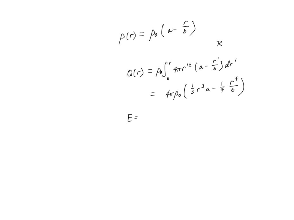 SOLVED: An infinitely long insulating cylinder of radius R has a volume ...