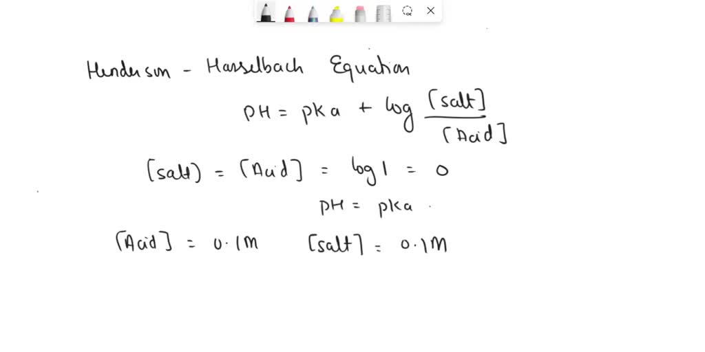 SOLVED 9.116 a. Calculate the pH of a buffer that is 0.1 M in