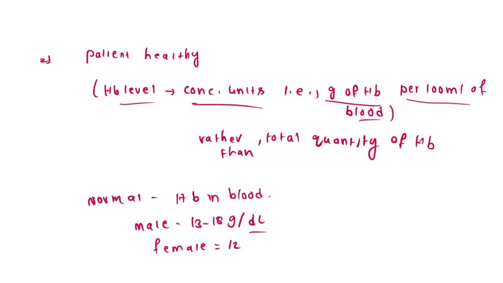 SOLVED Your 35 kg patient has 6.3 L of blood circulation through his