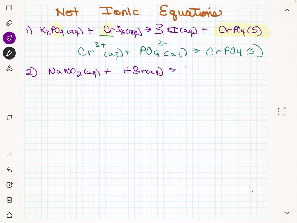 SOLVED 1). When aqueous solutions of potassium phosphate and chromium