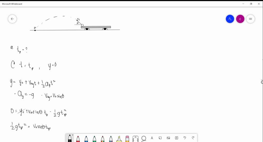 solved-a-projectile-is-launched-from-the-back-of-a-cart-of-mass-m-that