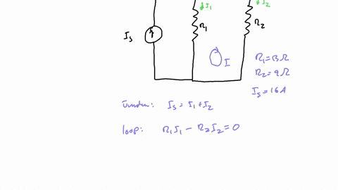 analyse-the-circuit-shown-given-r1-13-ohms-r2-9-ohms-and-is-16-amps-then-calculate-the-value-of-i2-to-2-decimal-places-in-amps-but-do-not-include-the-units-a-for-example-if-you-find-i2-is-444-amps-you