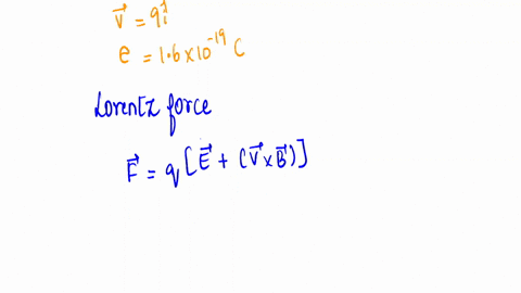 an-electron-moves-through-uniform-electric-field-e-240i-has-velocity-90i-ms-give-each-component-in-ms2-70j-vlm-and-uniform-magnetic-field-b-0400k-t-determine-the-acceleration-of-the-electron-31255