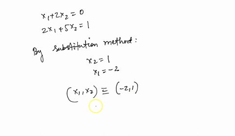 find-all-solutions-to-the-system-of-linear-equations-x1-2x2-0-2x1-5x2-1-x1-x2-find-all-solutions-to-the-system-of-linear-equations-if-x1-is-dependent-on-x2let-x2-x2and-enter-your-answer-for-71595