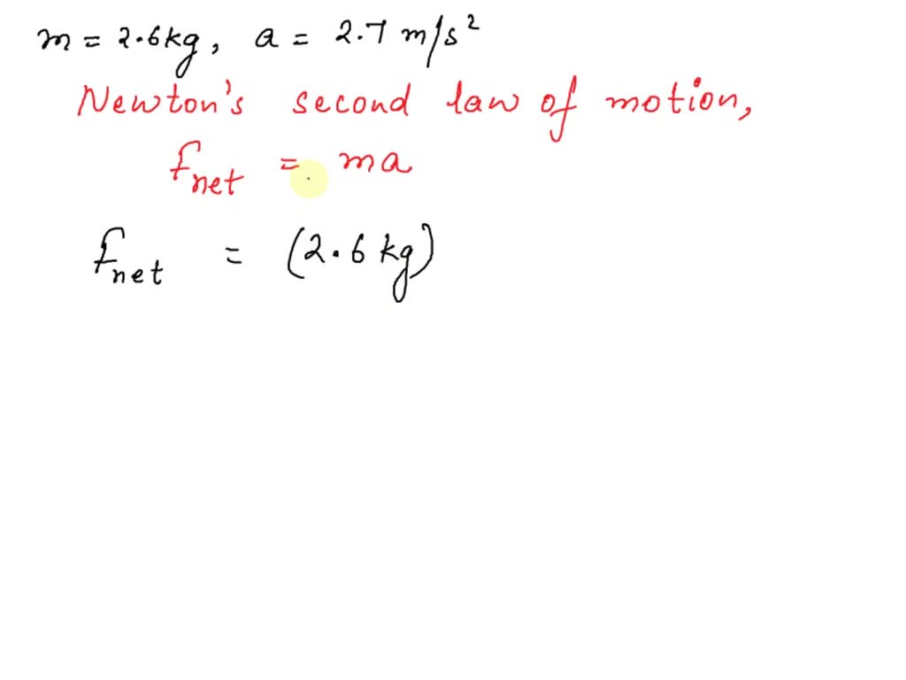 SOLVED A ball rolling down a hill has a constant acceleration of 2.7 m/s ^ 2 If the balls mass
