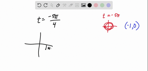 find-the-terminal-point-px-y-on-the-unit-circle-determined-by-the-given-value-of-t-t-5-4-px-y-90886