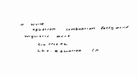 write-and-balance-the-equation-for-the-combustion-of-the-fatty-acid-myristic-acid-c14h28o2-express-your-answer-as-a-chemical-equation-identify-all-of-the-phases-in-your-answer-94784