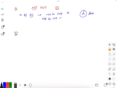 36-which-of-the-following-statements-is-not-true-about-dc-current-flow-a-dc-current-flows-from-negative-to-positive-b-dc-current-flows-at-a-constant-rate-c-battery-operated-items-are-examples-of-dc-po