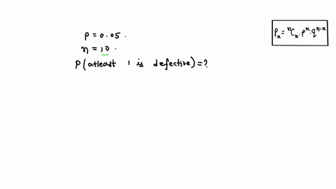 manufacturing-machine-has-a-5-defect-rate-if-10-items-are-chosen-at-random-what-is-the-probability-that-at-least-one-will-have-a-defect-38142