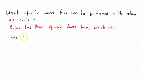 what-specific-dance-form-can-be-performed-with-bolero-as-music-75698
