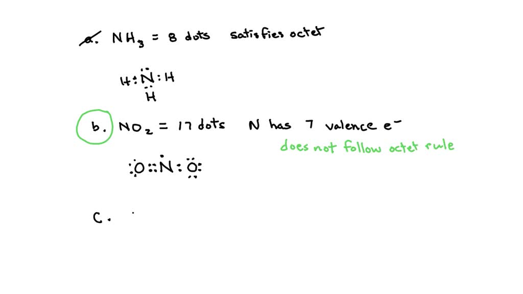 Solved Which Of The Following Compounds Has A Central Atom That Does Not Follow The Octet Rule