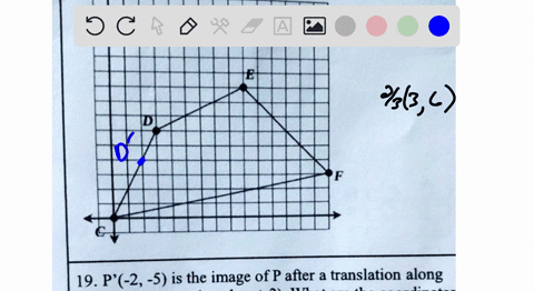 17-graph-the-image-of-the-quadrilateral-below-using-a-scale-factor-ofk-23-using-the-origin-as-the-center-of-dilation-19p-2-5-is-the-image-of-p-after-a-translation-along-the-rule-xy-x-1y-2-wh-33117