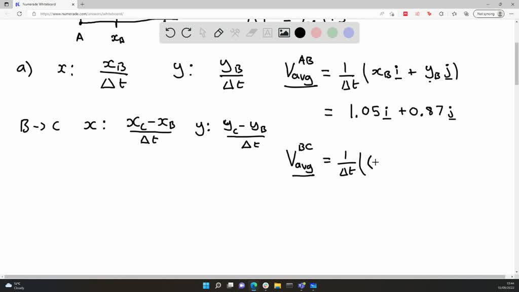 the-diagram-represents-the-motion-of-an-object-in-the-xy-plane-with