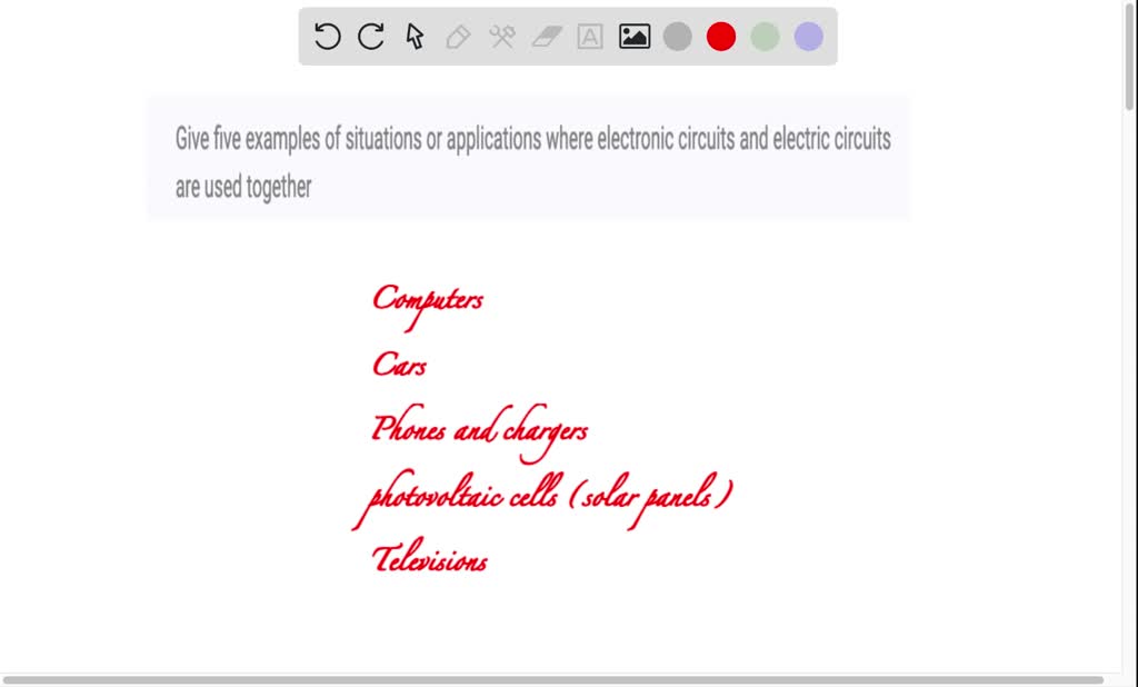 solved-give-five-examples-of-situations-or-applications-where-electronic-circuits-and-electric