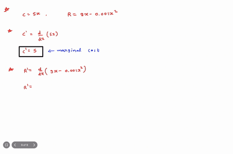 find-the-marginal-cost-marginal-revenue-and-marginal-profit-functions-cx-5x-rx-9x-0001x2-marginal-cost-marginal-revenue-marginal-profit-find-all-values-of-x-for-which-the-marginal-profit-is-35486