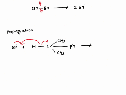 draw-the-radical-bromination-mechanism-of-isopropylbenzene-show-all-electron-flow-with-arrows-and-intermediate-structures-65366