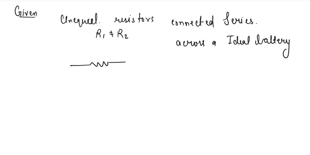 SOLVED 10. Identical resistors (R) are connected across the same 12