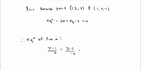 find-the-point-of-intersection-of-the-line-through-points-123-and-10-1-and-the-plane-with-cartesian-equation-2x5y-z0-25437