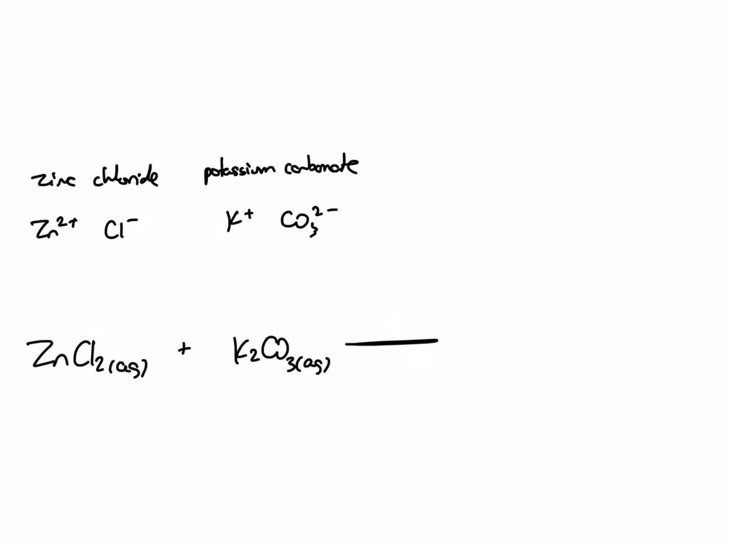 SOLVED Write a balanced equation for the precipitation reaction that
