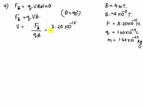 a-particle-moves-along-a-circle-in-a-region-of-uniform-magnetic-field-of-magnitude-b-400-mt-pointing-out-of-page-it-experiences-a-magnetic-force-of-magnitude-320-x-10-15-n-the-particle-has-a-55062