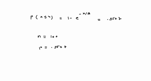 the-length-of-time-for-one-individual-to-be-served-at-a-cafeteria-is-a-random-variable-having-an-exponential-distribution-with-a-mean-of-5-minutes-what-is-the-probability-that-a-at-least-50-18498