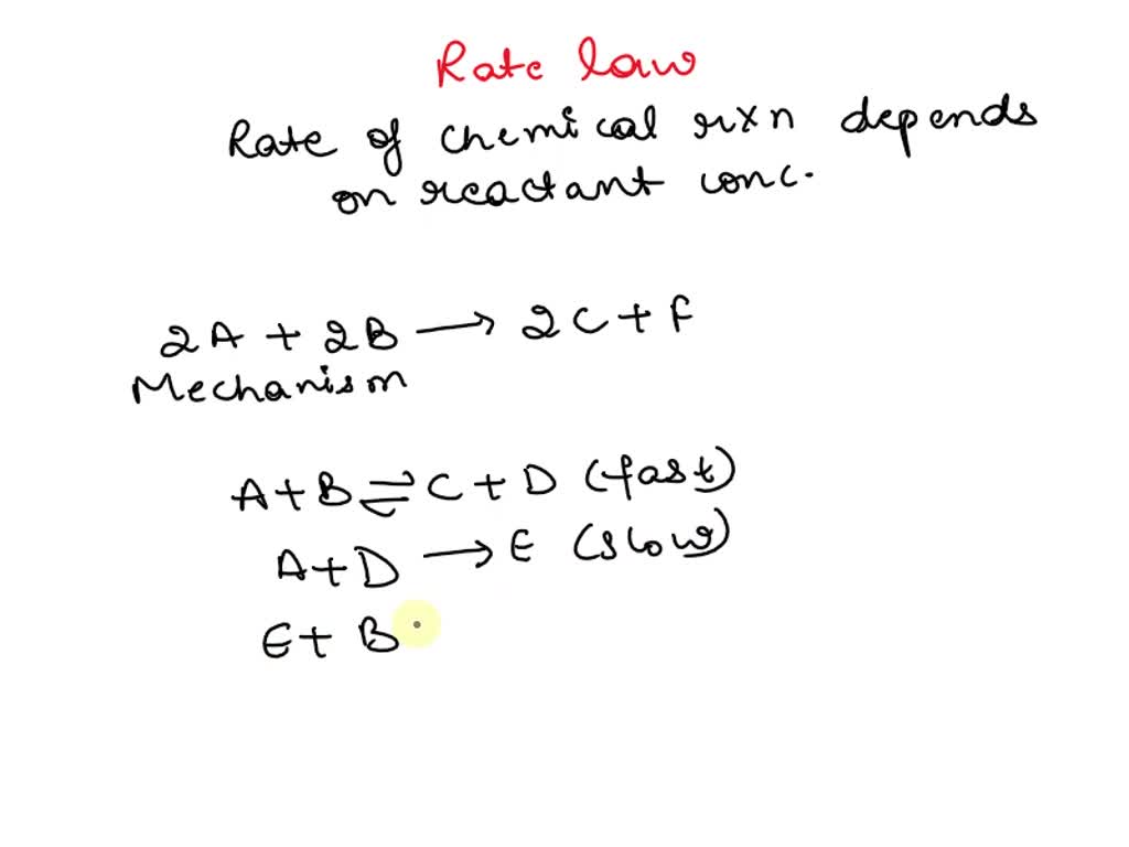 SOLVED: Suppose the reaction 2AB + C â†’ 2A2C + B2C occurs by the ...