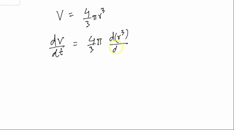 as-a-spherical-snowball-melts-its-volume-decreases-at-the-rate-4-cm3min-how-fast-in-cmmin-is-the-radius-of-the-snowball-decreasing-when-the-radius-is-20-cm-provided-formula-the-volume-of-a-s-99288