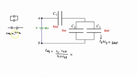 11-three-capacitors-with-capacitances-c1-40-pf-c2-30-pf-and-c3-20-mf-are-connected-to-a-12-v-voltage-source-as-shown-in-the-figure-what-is-the-charge-on-capacitor-c2-a-80-pc-b-16-hc-c-20-hc-40202