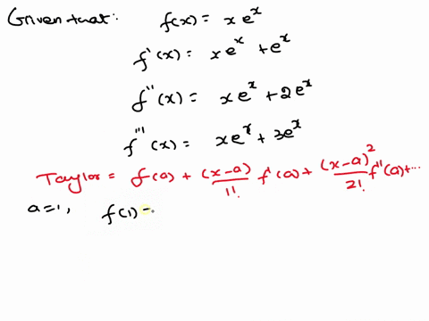 fx-xe2x-afind-the-4th-degree-taylor-polynomial-of-f-at-a-1-b-use-your-work-from-part-a-to-find-a-formula-for-fn1-c-at-which-of-the-following-x-values-will-the-taylor-polynomial-you-found-in-04746
