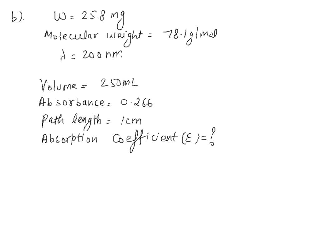 SOLVED Applied Questions A solution of nucleotide base uracil; in a