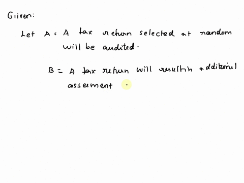 a-tax-specialist-has-estimated-that-the-probability-that-a-tax-return-selected-at-random-will-be-audited-is-004-furthermore-he-estimates-the-probability-that-an-audited-return-will-result-in-87209