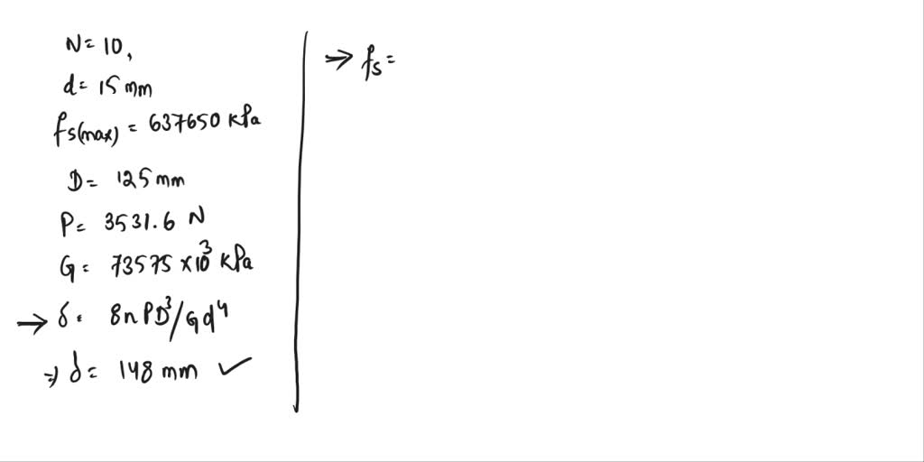 SOLVED A typical coil suspension spring has 10 effective coils of a
