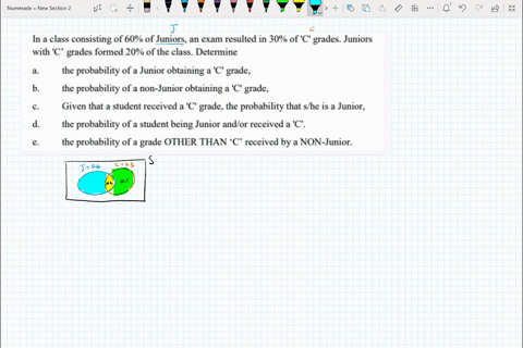 in-a-class-consisting-of-60-0f-juniors-an-exam-resulted-in-30-of-c-grades-juniors-with-c-grades-formed-20-of-the-class-determine-the-probability-of-a-junior-obtaining-c-grade-the-probability-65559