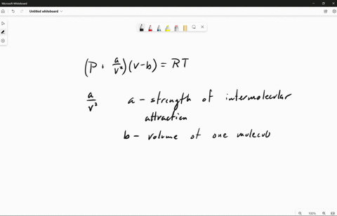 one-mole-of-a-monoatomic-van-der-waals-gas-obeys-the-equation-of-state-p-v-v-_-6-rt-and-its-internal-energy-is-expressed-as-u-cvt-_-v-where-cv-is-the-molar-isochoric-heat-capacity-of-an-idea-99776