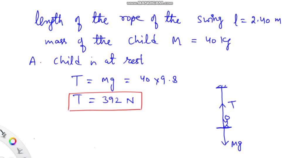 SOLVED Physics Montgomery, rope) having = Cathy (m = 60 kg) is radius