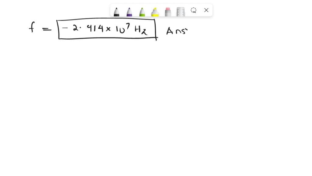 SOLVED: The Larmor precessional frequency is f=(Δ E)/(h)=(2 μ B)/(h ...