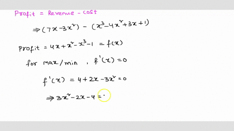 find-the-maximum-profit-and-the-number-of-units-that-must-be-produced-and-sold-in-order-to-yield-the-maximum-profit-assume-that-revenue-rx-and-cost-cx-are-in-thousands-of-dollars-and-x-is-in-90592