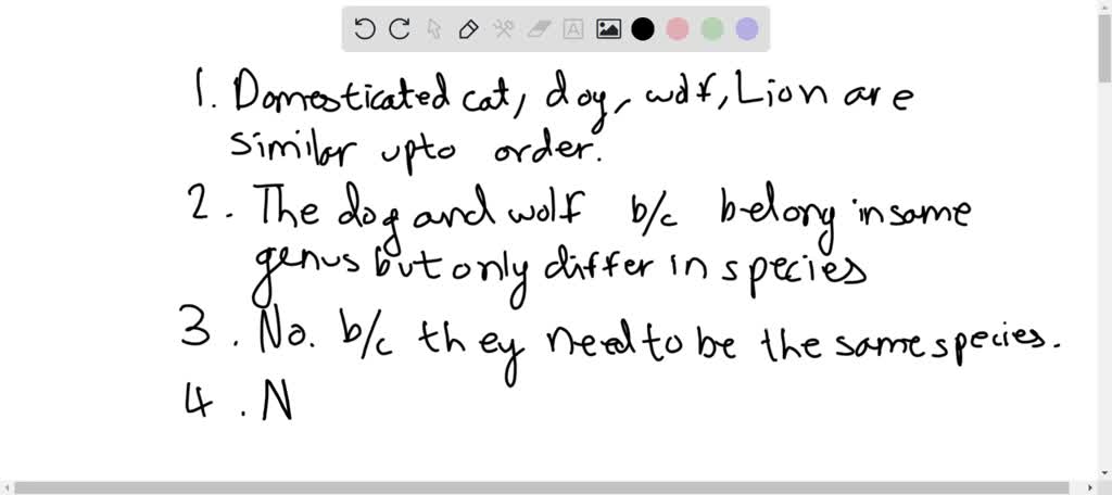 SOLVED 1. Which organisms in Table 1 are similar up to the Order