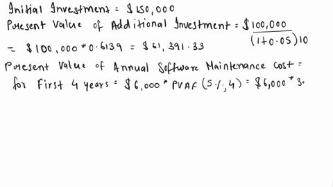 a-computer-platform-requires-150000-initial-investment-and-additional-100000-after-10-years-the-annual-software-maintenance-costs-are-6000-for-the-first-4-years-and-13000-thereafter-in-addit-86609