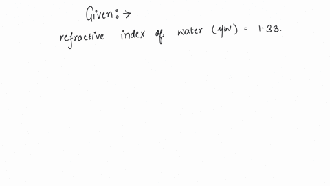 the-refractive-index-of-water-is-133-what-will-be-the-speed-of-light-in-water
