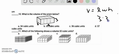 Finds the volume of a given cube and rectangular prism using...