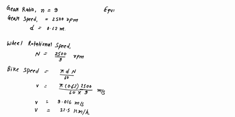 mechanics-of-machines-and-vibration-q1-motorcycle-engine-provides-the-torque-of-30-nm-at-2500-rpm-the-moment-of-inertia-of-each-wheel-is-10-kg-m-and-engine-parts-02-kg-meffective-diameter-of-19055