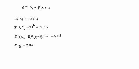 a-statistics-student-is-asked-to-estimate-y-60-61-xxi-220-zci-440-2-ti-2-yi-568-she-calculates-the-following-values-eyi-385-eyi-y2-1120-n-11-which-of-the-following-is-the-sample-regression-e-58663