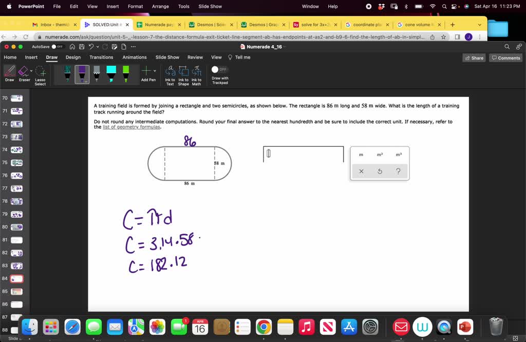 solved-training-field-is-formed-by-joining-rectangle-and-two