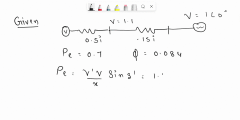 question140-marks-a-60-hz-synchronous-generator-having-inertia-constant-h-5-mjmva-and-a-direct-axis-transient-reactance-xa-03-pu-is-connected-to-an-infinite-bus-through-a-purely-reactive-cir-63309
