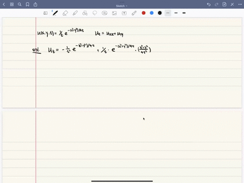 let-uxyt1texp-x2y24t-where-exp-denotes-e-to-a-function-show-that-uxyt-satisfies-the-2-dimensional-heat-equation-utuxxuyy-hint-product-rule-30305